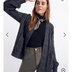 Madewell Bubble Sleeve Cardigan